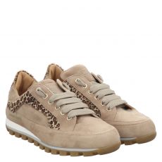  Candice Cooper, Runlo Flash Track, Veloursleder-Sneaker in taupe für Damen
