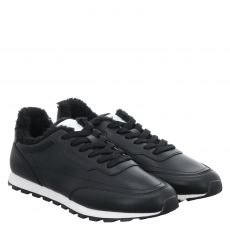  Candice Cooper, Plume Fur, Kunstleder-Sneaker in schwarz für Damen