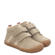  Koel, Barefoot 28/40, Nubukleder-Lauflernschuh in beige für Kinder