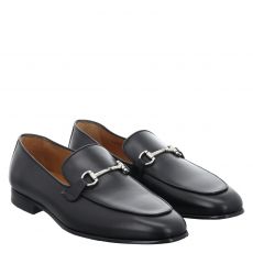  Berwick Glattleder-Slipper in schwarz für Herren