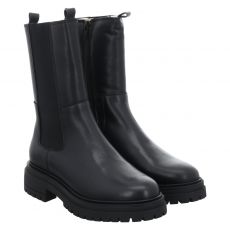  Schuhengel Glattleder-Chelsea in schwarz für Damen