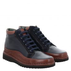  Galizio Torresi, Blau, Glattleder-Schnürstiefel in mehrfarbig für Herren