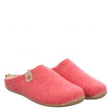  Rohde, Tivolie D, Textil-Hausschuh in rot für Damen