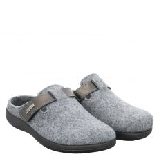 Rohde, Bari G, Textil-Hausschuh in grau für Damen