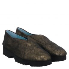  Thierry Rabotin klassischer Veloursleder-Slipper in schwarz für Damen