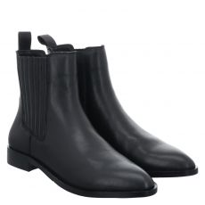  Luca Benini Glattleder-Chelsea in schwarz für Damen