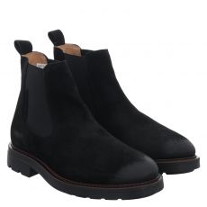  Fernando Strappa Veloursleder-Chelsea in schwarz für Herren