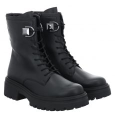  Gabor Glattleder-Schnürstiefel in schwarz für Damen