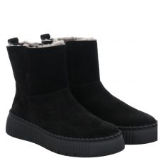  Gabor Veloursleder-Chelsea in schwarz für Damen