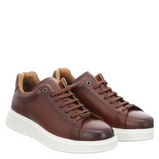  Boss, Bulton_runn_buf, Glattleder-Sneaker in braun für Herren