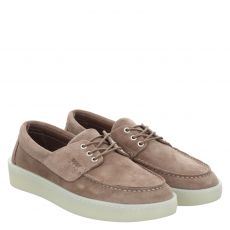  Boss, Randal_boat_sd, Veloursleder-Slipper in beige für Herren