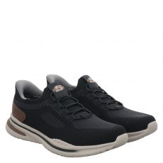  Skechers, Slip-ins Norlan Alonso, Slipper in schwarz für Herren