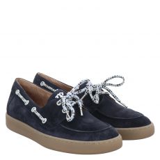  Paul Green Nubukleder-Halbschuh in blau für Damen