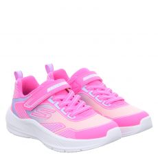  Skechers, Microspec Advance - Oasis Poin, Textil-Sneaker in pink für Kinder