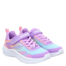  Skechers, Microspec Advance - Oasis Poin, Synthetik-Sneaker in lila für Kinder