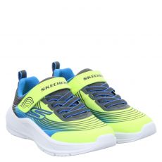  Skechers, Microspec Advance, Synthetik-Sneaker in gelb für Kinder