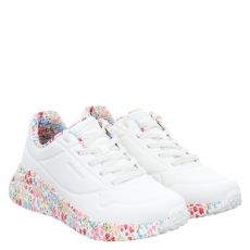  Skechers, Uno Lite - Subtle Prints, Synthetik-Halbschuh in weiß für Damen