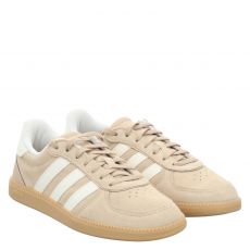  Adidas, Breaknet Sleek J, Veloursleder-Sneaker in beige für Kinder
