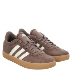  Adidas, Vl Court 3.0 K, Veloursleder-Sneaker in braun für Kinder
