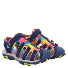  Richter Synthetik-Sandale in blau für Kinder