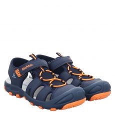  Richter Synthetik-Sandale in blau für Kinder