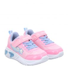  Geox, J Assister Girl, Synthetik-Sneaker in rosa für Kinder