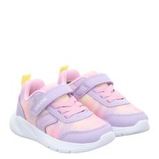  Geox, B Sprintye Girl, Synthetik-Lauflernschuh in rosa für Kinder