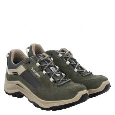  Lowa, Ventierra Gtx Lo Ws, Veloursleder-Wanderschuh in grün für Damen