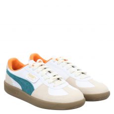  Puma, Palermo Lth, Glattleder-Sneaker in weiß für Herren