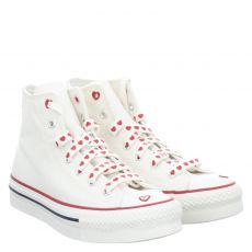  Converse, Chuck Taylor All Star Lift Hi, Textil-Halbschuh in weiß für Kinder