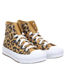  Converse, Chuck Taylor All Star Lift Hi, Textil-Halbschuh in beige für Kinder