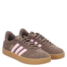  Adidas, Vl Court 3.0, Veloursleder-Sneaker in braun für Damen