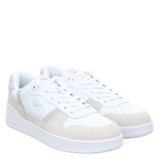  Lacoste, T-clip Set 126 7 Sma, Glattleder-Sneaker in weiß für Herren