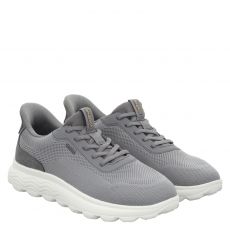  Geox, U Spherica Plus, Textil-Slipper in grau für Herren
