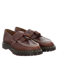  Dr.Martens, Adrian Ben Tassel Loafer, Glattleder-Slipper in braun für Herren
