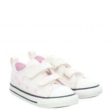  Converse, Chuck Taylor All Star 2v Ox, Textil-Sneaker in weiß für Kinder