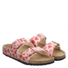  Birkenstock, Arizona Kids Bf Elec. Met. Hea, Birko-Flor-Sandale in rosé für Kinder