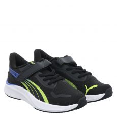  Puma, Pounce Lite Ac Ps, Sportschuh in schwarz für Kinder