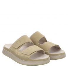  Timberland, Casco Cove Slide Sandal, Veloursleder-Pantolette in beige für Herren