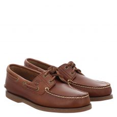  Timberland, Classic Boat, Glattleder-Halbschuh in braun für Herren