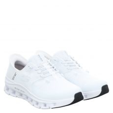  Skechers, Glide-step Pro, Textil-Slipper in weiß für Herren