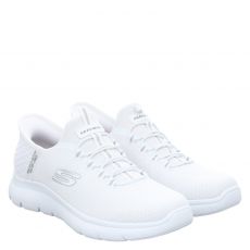  Skechers, Summits - High Range, Textil-Slipper in weiß für Herren