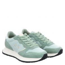  Sun68, Ally Glitter, Textil-Sneaker in grün für Damen