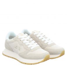  Sun68, Ally Glitter, Textil-Sneaker in beige für Damen