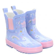  Lico, Samira, Synthetik-Regenstiefel in blau für Kinder
