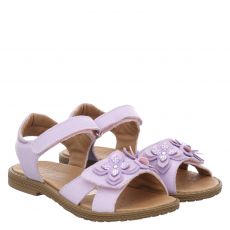  Schuhengel, Amelia, Glattleder-Sandale in lila für Kinder