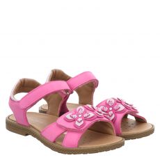  Schuhengel, Amelia, Veloursleder-Sandale in pink für Kinder