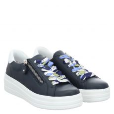  Remonte, Fs Halbschuh, Glattleder-Halbschuh in blau für Damen