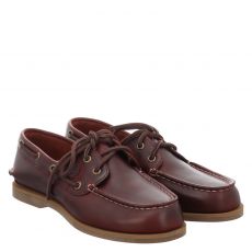  Timberland, Classic Boat Shoe Burgund, Glattleder-Halbschuh in braun für Damen