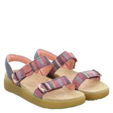  Satorisan flache Textil-Sandale in mehrfarbig für Damen